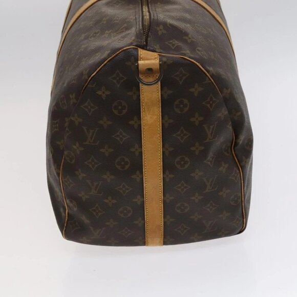 LOUIS VUITTON Monogram Keepall Bandouliere 60 Boston Bag M41412 LV Auth 113099 - Picture 3 of 15
